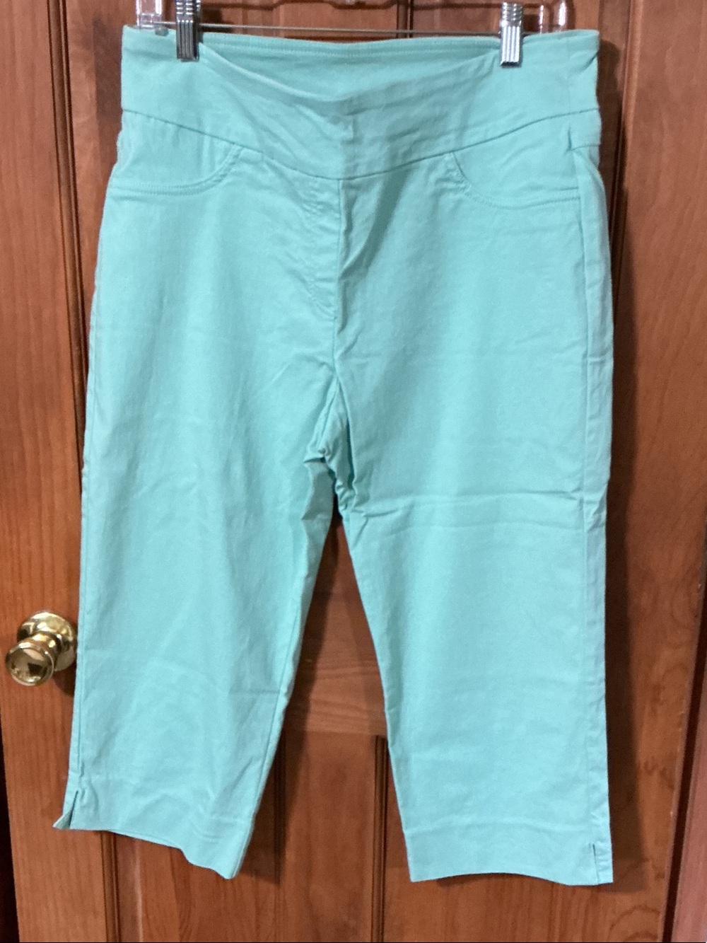 Ruby Rd. Mint Green Capri Pull-On Pants